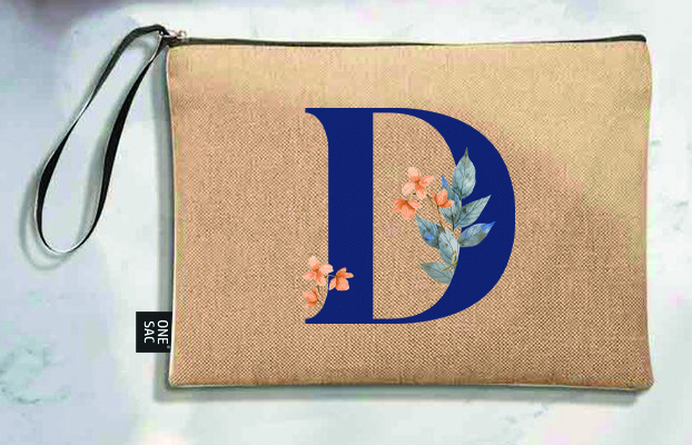 Sac à main Lettre D (Modèles variés) (25×18×1 cm)